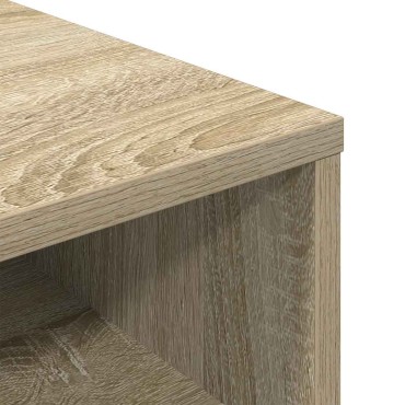 vidaXL Βιβλιοθήκη Χρώμα Sonoma Δρυς 34x31x80cm από Μοριοσανίδα 1 τεμ.