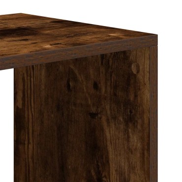 vidaXL Βιβλιοθήκη Καπνιστή Δρυς 66x31x112cm από Επεξεργασμένο Ξύλο 1 τεμ.
