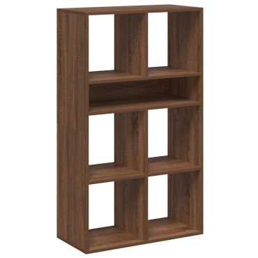 vidaXL Βιβλιοθήκη Καφέ Δρυς 66x31x112cm από Επεξεργασμένο Ξύλο 1 τεμ.