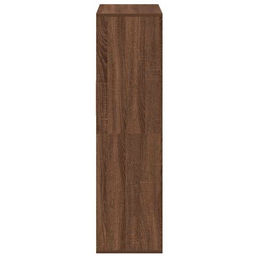 vidaXL Βιβλιοθήκη Καφέ Δρυς 66x31x112cm από Επεξεργασμένο Ξύλο 1 τεμ.