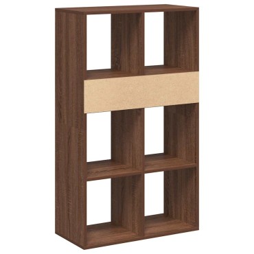 vidaXL Βιβλιοθήκη Καφέ Δρυς 66x31x112cm από Επεξεργασμένο Ξύλο 1 τεμ.
