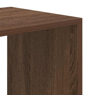 vidaXL Βιβλιοθήκη Καφέ Δρυς 66x31x112cm από Επεξεργασμένο Ξύλο 1 τεμ.