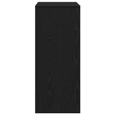 vidaXL Βιβλιοθήκη Μαύρο 60x30x71,5cm από Επεξεργασμένο Ξύλο 1 τεμ.