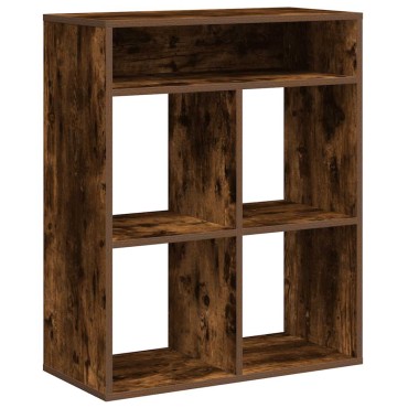 vidaXL Βιβλιοθήκη Καπνιστή Δρυς 66x31x80cm από Επεξεργασμένο Ξύλο 1 τεμ.