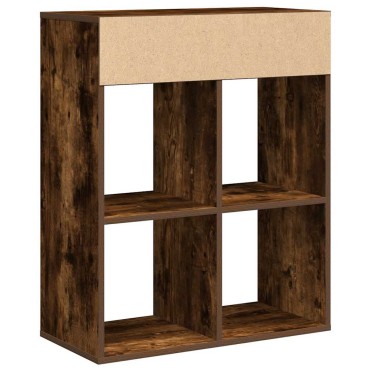 vidaXL Βιβλιοθήκη Καπνιστή Δρυς 66x31x80cm από Επεξεργασμένο Ξύλο 1 τεμ.