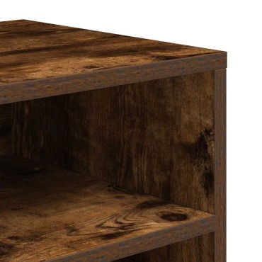 vidaXL Βιβλιοθήκη Καπνιστή Δρυς 66x31x80cm από Επεξεργασμένο Ξύλο 1 τεμ.