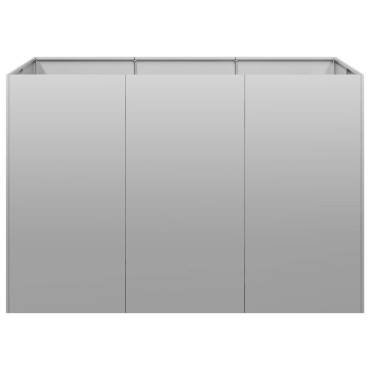 vidaXL Ζαρντινιέρα 120x80x80 εκ. από Γαλβανισμένο Ατσάλι