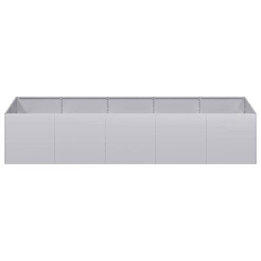 vidaXL Ζαρντινιέρα 200x80x40 εκ. από Γαλβανισμένο Ατσάλι