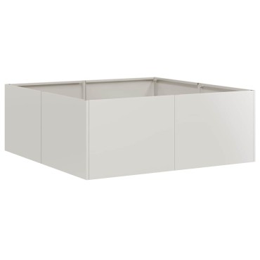 vidaXL Ζαρντινιέρα 80x80x30 εκ. από Ανοξείδωτο Ατσάλι