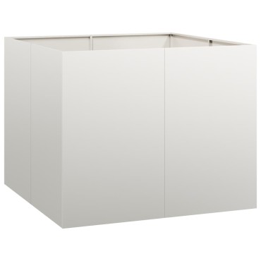 vidaXL Ζαρντινιέρα 100x100x80 εκ. από Ανοξείδωτο Ατσάλι