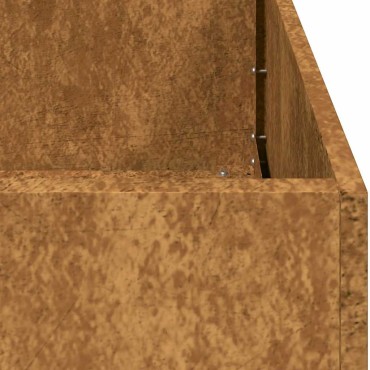 vidaXL Ζαρντινιέρα 120x80x40 εκ. Ατσάλι Σκληρυθέν στον Αέρα