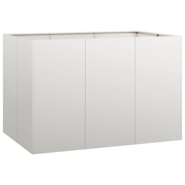vidaXL Ζαρντινιέρα 120x80x80 εκ. από Ανοξείδωτο Ατσάλι