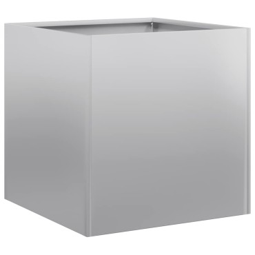 vidaXL Ζαρντινιέρα 40x40x40 εκ. από Γαλβανισμένο Ατσάλι