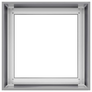 vidaXL Ζαρντινιέρα 40x40x40 εκ. από Γαλβανισμένο Ατσάλι