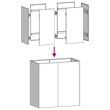 vidaXL Ζαρντινιέρα 80x40x80 εκ. από Ανοξείδωτο Ατσάλι