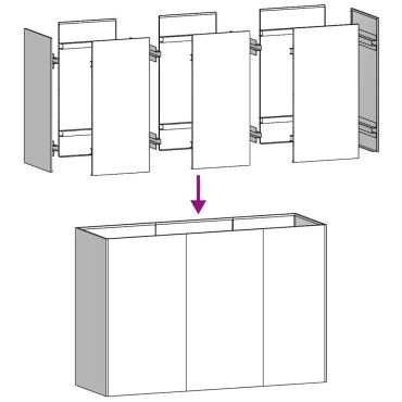 vidaXL Ζαρντινιέρα 120x40x80 εκ. Ατσάλι Σκληρυθέν στον Αέρα
