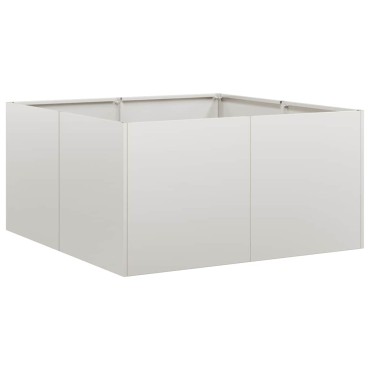 vidaXL Ζαρντινιέρα 80x80x40 εκ. από Ανοξείδωτο Ατσάλι
