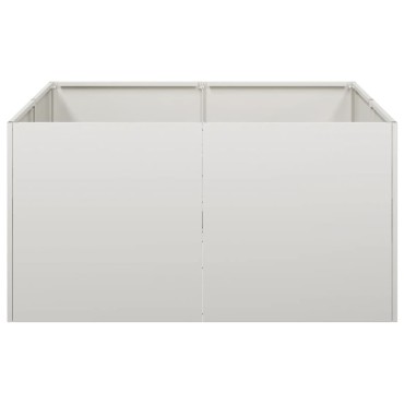 vidaXL Ζαρντινιέρα 80x80x40 εκ. από Ανοξείδωτο Ατσάλι