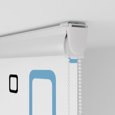 vidaXL Κουρτίνα Μπάνιου Ρολό κασέτα 160x240εκ. Πλάτος υφάσματος 156εκ.