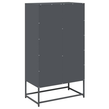 vidaXL Highboard Ανθρακί 68x39x123cm Χάλυβας 1 τεμ.
