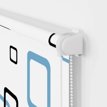 vidaXL Κουρτίνα Μπάνιου Ρολό κασέτα 90x240εκ. Πλάτος υφάσματος 86εκ.