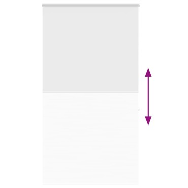 vidaXL Κουρτίνα Μπάνιου Ρολό κασέτα 140x240εκ. Πλάτος υφάσματος 136εκ.
