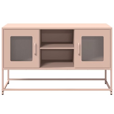 vidaXL Έπιπλο Τηλεόρασης Ροζ 100,5x39x60,5cm από Ατσάλι