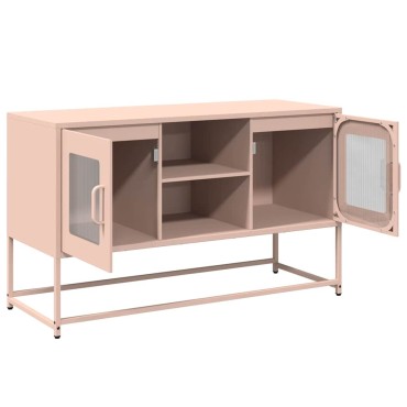 vidaXL Έπιπλο Τηλεόρασης Ροζ 100,5x39x60,5cm από Ατσάλι