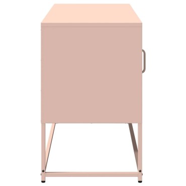 vidaXL Έπιπλο Τηλεόρασης Ροζ 100,5x39x60,5cm από Ατσάλι