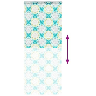 vidaXL Κουρτίνα Μπάνιου Ρολό κασέτα 110x240εκ. Πλάτος υφάσματος 106εκ.