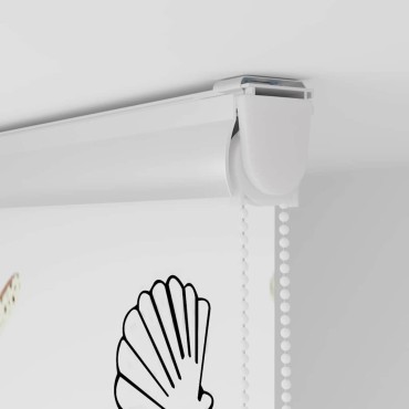 vidaXL Κουρτίνα Μπάνιου Ρολό κασέτα 100x240εκ. Πλάτος υφάσματος 96εκ.