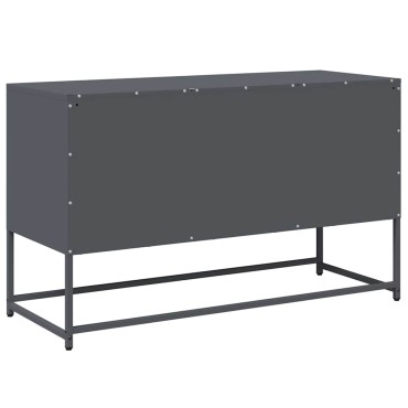vidaXL Έπιπλο Τηλεόρασης Ανθρακί 100,5x39x60,5cm από Ατσάλι