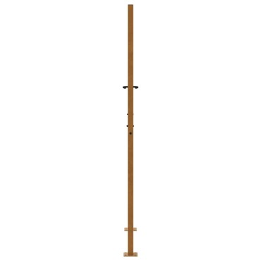 vidaXL Πύλη κήπου 105x180 cm Σταυρός σχεδιασμού από διαβρωμένο χάλυβα