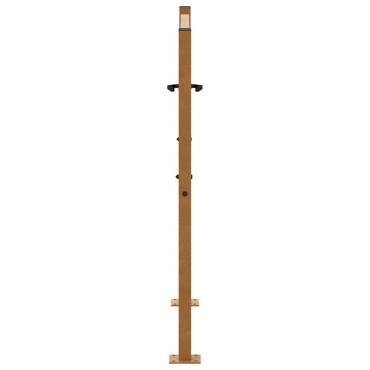 vidaXL Πύλη κήπου 105x105 cm από διαβρωμένο χάλυβα με σχέδιο ίχνος