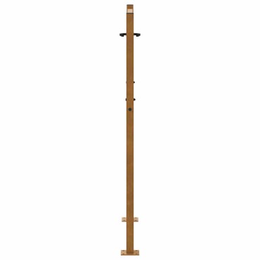 vidaXL Πύλη κήπου 105x130 cm Σταυρός σχεδιασμού από διαβρωμένο χάλυβα