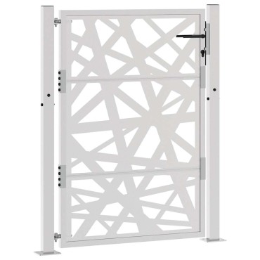 vidaXL Πύλη κήπου 105x130 cm από χάλυβα καιρικές συνθήκες Light Design