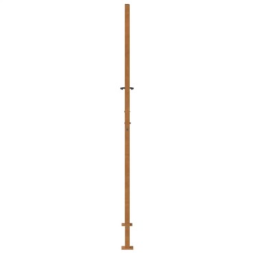 vidaXL Πύλη κήπου 105x205 cm από καιρικό χάλυβα Light Design
