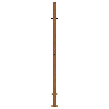 vidaXL Πύλη κήπου 105x155 cm Σταυρός σχεδιασμού από διαβρωμένο χάλυβα