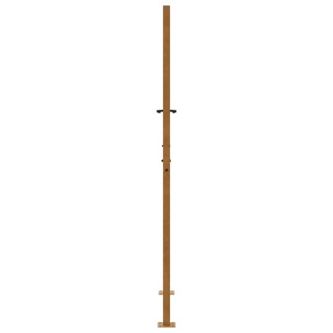 vidaXL Πύλη κήπου 105x180 cm από διαβρωμένο χάλυβα με σχέδιο ίχνος