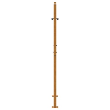 vidaXL Πύλη κήπου 105x155 cm από χάλυβα με φύλλα καιρικές συνθήκες