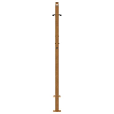vidaXL Πύλη κήπου 105x130 cm από διαβρωμένο χάλυβα με σχεδιασμό ίχνους