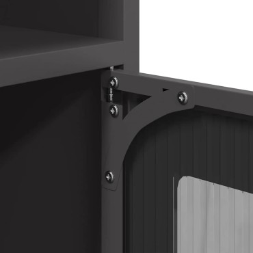vidaXL Ντουλάπι Μαύρο 100,5x39x107cm από Χάλυβα Ψυχρής Έλασης 1 τεμ.