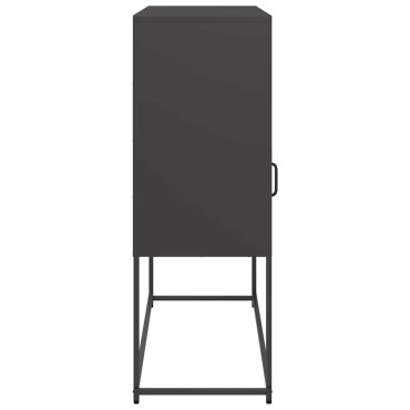 vidaXL Ντουλάπι Μαύρο 100,5x39x107cm από Χάλυβα Ψυχρής Έλασης 1 τεμ.