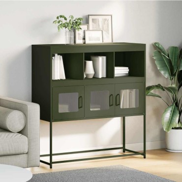 vidaXL Ντουλάπι Λαδί 100,5x39x107cm από Χάλυβα Ψυχρής Έλασης 1 τεμ.