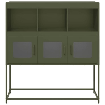 vidaXL Ντουλάπι Λαδί 100,5x39x107cm από Χάλυβα Ψυχρής Έλασης 1 τεμ.
