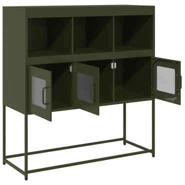 vidaXL Ντουλάπι Λαδί 100,5x39x107cm από Χάλυβα Ψυχρής Έλασης 1 τεμ.