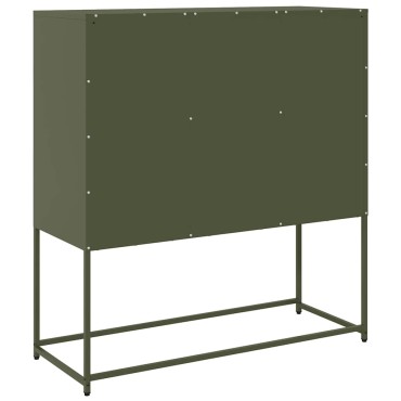 vidaXL Ντουλάπι Λαδί 100,5x39x107cm από Χάλυβα Ψυχρής Έλασης 1 τεμ.