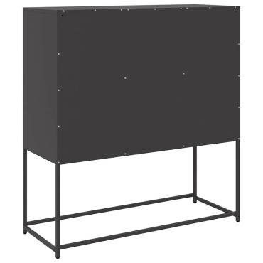 vidaXL Ντουλάπι Μαύρο 100,5x39x107cm από Χάλυβα Ψυχρής Έλασης 1 τεμ.