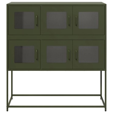 vidaXL Ντουλάπι Λαδί 100,5x39x107cm από Χάλυβα Ψυχρής Έλασης 1 τεμ.