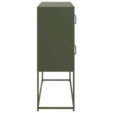 vidaXL Ντουλάπι Λαδί 100,5x39x107cm από Χάλυβα Ψυχρής Έλασης 1 τεμ.
